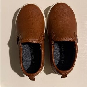 Toddler Boys Size 7 Brown Slip On Shoes by Carter’s